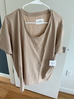 Parachute Organic Cotton Tee Lounge Tan Bisque